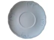 Vorschaubild 1 von Unterteller Klassisch Weiß Keramik Florales Muster