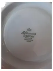 Vorschaubild 2 von Unterteller Klassisch Weiß Keramik Florales Muster