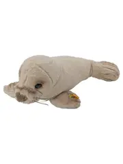 Vorschaubild 1 von Baby Kuscheltier Robbe Seehund Plüschtier Beige 15cm Stofftier
