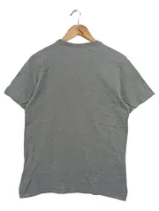 Vorschaubild 2 von Herren T-Shirt Grau Gr. 48/M Sportlich Basic Logo-Print Baumwolle