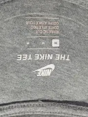 Vorschaubild 3 von Herren T-Shirt Grau Gr. 48/M Sportlich Basic Logo-Print Baumwolle