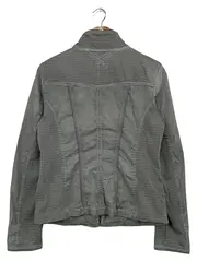 Vorschaubild 2 von Damen Sweatjacke Gr. 42/L Grau Klassisch Elegant