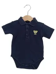 Vorschaubild 1 von Baby Body Gr. 62 Blau Polo Kragen Stickerei Bär Baumwolle
