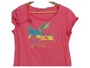 Vorschaubild 2 von Damen T-Shirt Jamaica Jam Gr. L Pink Baumwolle Sportlich