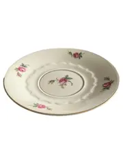 Vorschaubild 1 von Untertasse Donatello Beige Porzellan Klassisch Elegant Blumenmuster