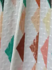 Vorschaubild 5 von Damen Bluse Gr. 36/S Geometrisch Mehrfarbig Kurzarm Modern