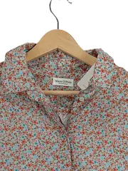 Vorschaubild 5 von Damen Hemdbluse Blumenmuster Gr. 44 Mehrfarbig Langarm