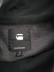 Vorschaubild 4 von Damen Kapuzenpullover Hoodie Gr. 36/S Schwarz Casual Abstrakt