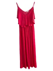 Vorschaubild 1 von Sommerkleid Damen Gr. 36/S Rot Feminin Casual Maxikleid