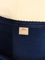 Vorschaubild 4 von Damen Langarmshirt Gr. 40/L Basic Blau