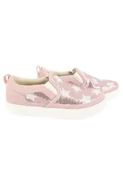 Vorschaubild 1 von Kinder Slipper Gr. 36 Rosa Sterne Glitzer Casual Slip-On