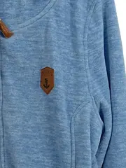 Vorschaubild 2 von Damen Sweatjacke Hoodie Blau Gr. 42/XL