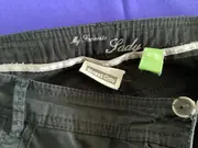 Vorschaubild 2 von Damen Stoffhose Capri 3/4 Hose Schwarz Größe 40 L Baumwolle