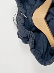 Vorschaubild 6 von Herren Kapuzenpullover Hoodie Gr. M Blau Distressed Used Look