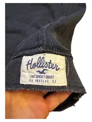 Vorschaubild 3 von Herren Kapuzenpullover Hoodie Gr. M Blau Distressed Used Look