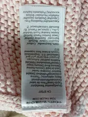 Vorschaubild 4 von Kinder Strickjacke Rosa Gr. 74 Kapuze Herzen Baumwolle Polyester