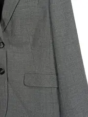 Vorschaubild 3 von Blazer Damen Kariert Grau Gr. 40 Business Büro Langarm