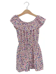 Vorschaubild 1 von Mädchen Sommerkleid Gr. 92 Mehrfarbig Blumenmuster Casual