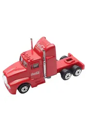 Vorschaubild 1 von Modellfahrzeug Truck LKW Rot Kunststoff Sammlerstück 8cm