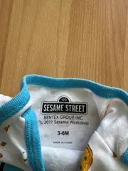 Vorschaubild 3 von Sesamstraße Krümelmonster Baby Body Gr. 3-6 Monate Weiß
