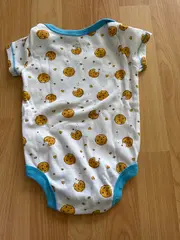 Vorschaubild 2 von Sesamstraße Krümelmonster Baby Body Gr. 3-6 Monate Weiß