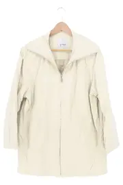 Vorschaubild 1 von Leichte Jacke Damen Gr. 36/S Beige Baumwolle Casual Übergangsjacke