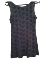 Vorschaubild 2 von Damen Top Gr. S Grau Blumen Muster Tanktop Shirt Casual