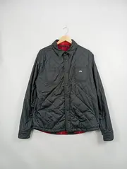 Vorschaubild 2 von Herren Steppjacke M Schwarz mit Karomuster Outdoor