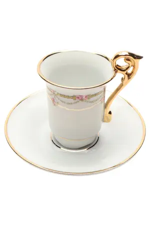 VOLKSTEDTER PORZELLAN Espressotasse mit Unterteller