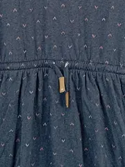 Vorschaubild 3 von Mädchen Freizeitkleid Gr. 158/164 Grau Gemustert Kurzarm