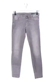 Vorschaubild 1 von Benetton Damen Jeans Slim Fit Grau W29/38/M Baumwolle Stretch Freizeit