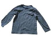 Vorschaubild 1 von Kinder Langarmshirt gestreift Gr. 92/98 Mehrfarbig Casual Baumwolle