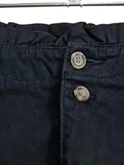 Vorschaubild 3 von Damen Bleistiftrock Gr. 42 Schwarz Klassisch Baumwolle Midi