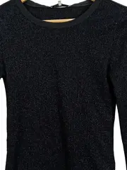 Vorschaubild 3 von Damen Langarmshirt Schwarz Gr. 36/S Modern