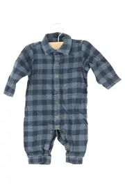 Vorschaubild 1 von Baby Body Gr. 62 Blau Kariert Baumwolle