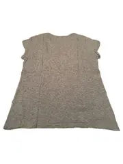 Vorschaubild 5 von Damen T-Shirt Grafik Print Kurzarm Grau Baumwolle S