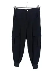 Vorschaubild 1 von Cargohose Damen S Schwarz Viskose Casual Streetwear