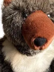 Vorschaubild 2 von Plüschtier Bär Teddybär Kuscheltier Braun Grau 35 cm