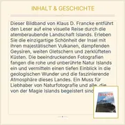 Vorschaubild 3 von Island Bildband von Klaus D. Francke Landschaftsfotografie Hardcover Deutsch