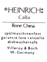 Vorschaubild 5 von Speiseservice Teller Set Calla Weiß Porzellan Klassisch Blumen