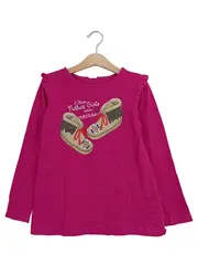 Vorschaubild 1 von Mädchen Langarmshirt Gr. 122 Pink Casual Mokassin-Print