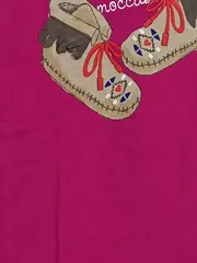 Vorschaubild 4 von Mädchen Langarmshirt Gr. 122 Pink Casual Mokassin-Print