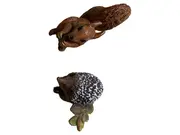 Vorschaubild 1 von Eichhörnchen & Igel Spielfiguren Set Wildtiere Sammelfigur