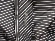 Vorschaubild 3 von Hemdbluse Damen Gr. 38/M Schwarz Gestreift Klassisch Business