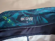 Vorschaubild 4 von Damen Sport Leggings Caprihose S Petrol Blumenmuster