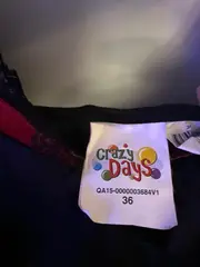 Vorschaubild 10 von Hexenkostüm Damen Kleid mit Hut Gr. 36 Schwarz Rot Halloween