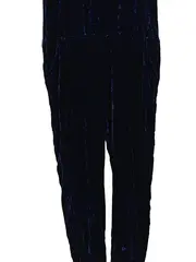Vorschaubild 5 von Damen Jumpsuit Overall Gr. 38 Blau Samt Elegant