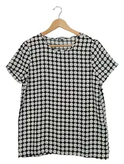 Vorschaubild 1 von Damen T-Shirt Polka Dot Punkte Schwarz Gr. M