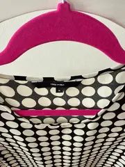 Vorschaubild 3 von Damen T-Shirt Polka Dot Punkte Schwarz Gr. M