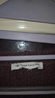 Vorschaubild 5 von Damen Pullover Gr. 40/L Braun Strukturmuster Casual Langarm